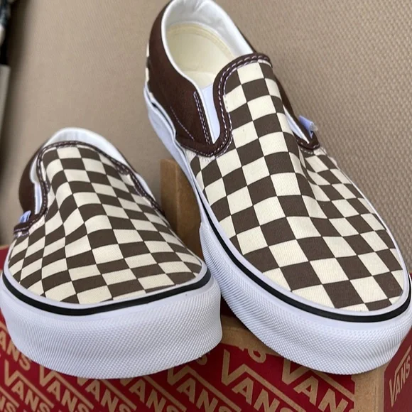 Vans Classic Slip-On Checkerboard Randrm / True White WMNS - Picture 9 of 16